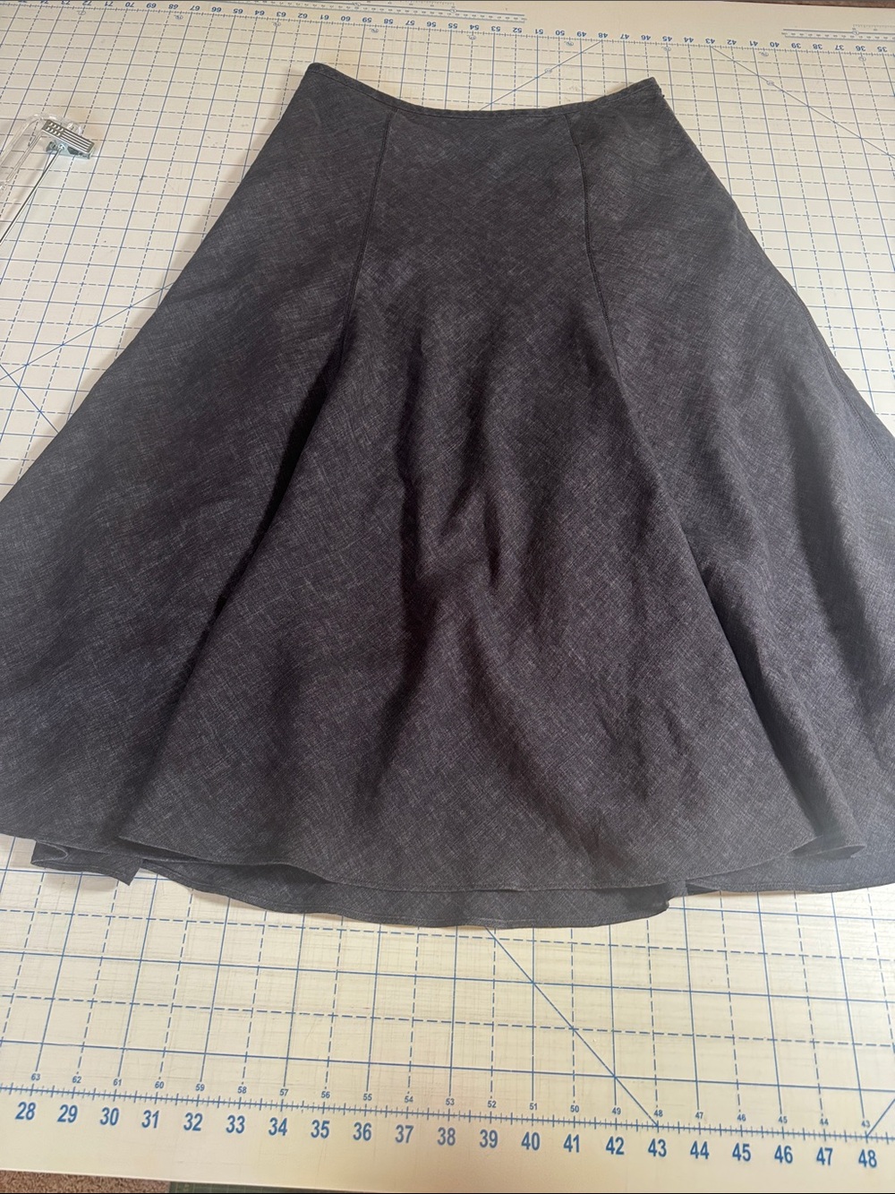 Sundance Charcoal A-Line Maxi Skirt